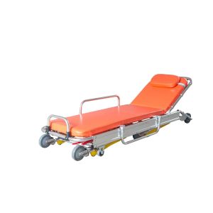 Emergency Medical Loading Folding Ambulance Stretcher With Aluminum Alloy