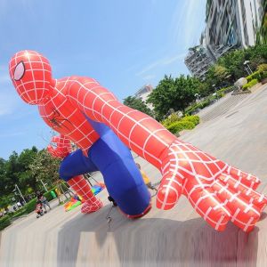 Promotional custom made pvc inflatable Spiderman big inflatable advertising