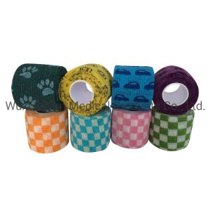 Cheap Self-Stick OEM Cohesive Bandage Private Cohesive Elastic Vet Wrap Animal Equine for sale