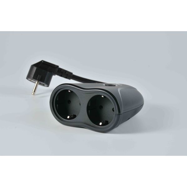 IP44 Plastic Remote Control Plug , Electrical Garden Plug And Socket Outlets