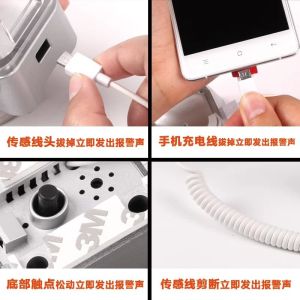 COMER security display anti theft alarm phone holders for apple iphone stores