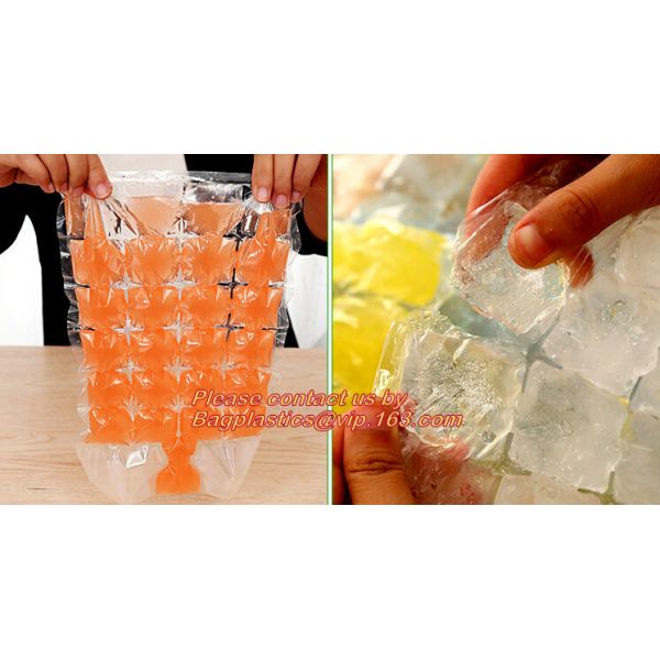 Non Toxic High Quality plastic Disposable PE Ice Cube Bag, Food Grade Safety