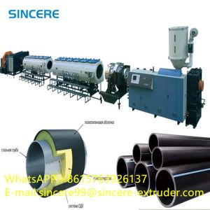 HDPE MDPE PP PEX Plastic Pipe Extrusion Line Machine 50mm 63mm