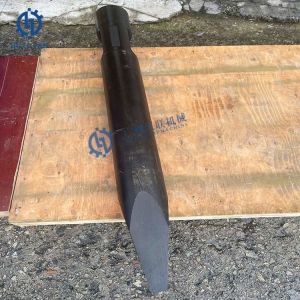 Excavator MSB700 MSB600 Hydraulic Breaker Tool Moil Wedge Point Chisel Rock Hammer Universal Flat Type Chisel for Hammer Parts