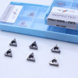 TiCN Cermet CNC Turning Inserts TPGH1103 with 2W15 Sharp Finish Chip Breaker