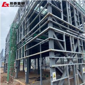 Prefabricated Multi Story Building Construction Lightweight Steel Frame Building