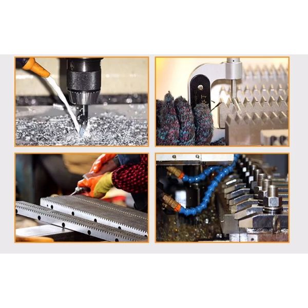 Factory Direct M4 Straight Galvaznied Metal Steel Gear Rack For Automatic Sliding Gate Opener