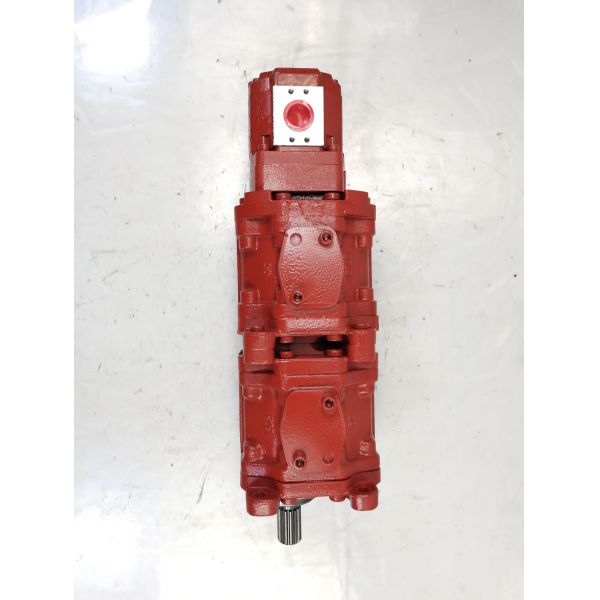 NABCO Series Hydraulic Gear Pump NABCO-15TLC-4(56+50-A1-12) Aluminum Alloy and irion Materials Hydraulic Oil Pump for Excavator