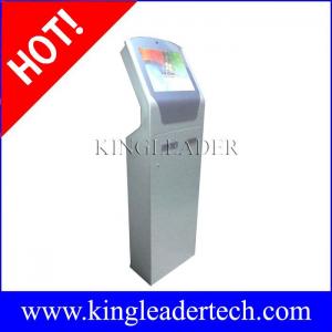 China Custom design self-service ticketing kiosks with note acceptor,thermal printer and camera on sale