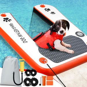 Cheap Safe &amp; Easy Climb Customized Color Inflatable Pup Plank Dog Ramp Ladder Fun And Entertaining For Your Dog for sale