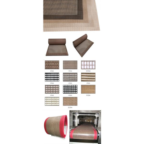 Oven Liner Baking Mat Incline Conveyor Belt Lightweight 0.7 Mm Thickness