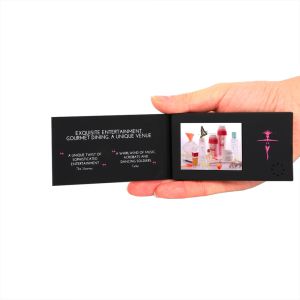 2.4 Inch Thank You Brochure Pop Up Greeting Cards 480*272P Custom Printed