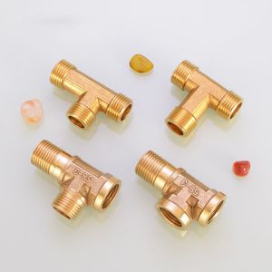 Copper Nickel Tee C71500 Threaded Water System ANSI JIS DIN Standard for