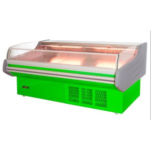 Remote commercial Open Front Meat showcase Butcher refrigeration Equipment