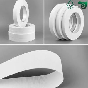 24gsm Food Grade White Straw Wrapping Paper 27mm Width 6000m Rolls Wrapping