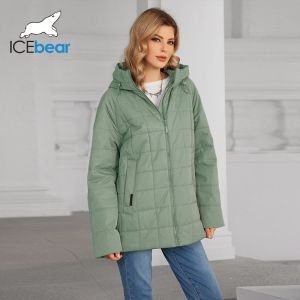 Undetachable Hood Spring / Autumn Padded Coat Basic Style For Fatty Girls No