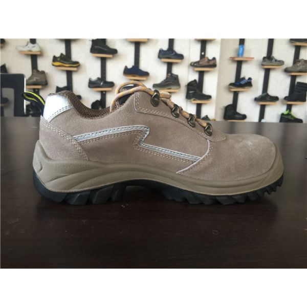 200 Joule Steel Toe Cap Work Shoes Energy Absorption With Reflective Webbing