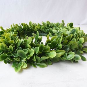 42cm PE PP Artificial Plant Wall Panels Faux Eucalyptus Garland