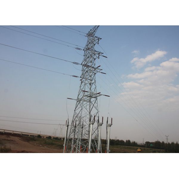 Quality ASTM A572 66KV Electrical Transmission Steel Lattice Tower,  Galvanizated Power Tower wholesale