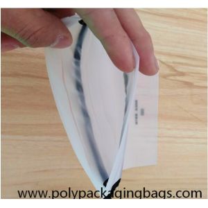 Gravure Printing Frosted CPE Drawstring Storage Bags For Clothing Garment