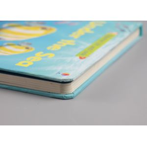Oil Varnishing Hardcover Childrens Board Books Square Spine With Gloss