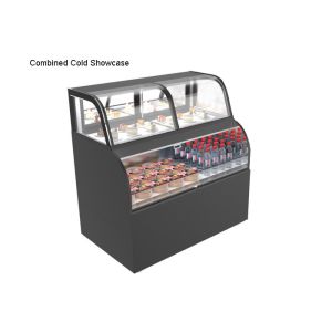 Combined Showcase For Coffee Shop 2 - 10 Degree LED light Self Service