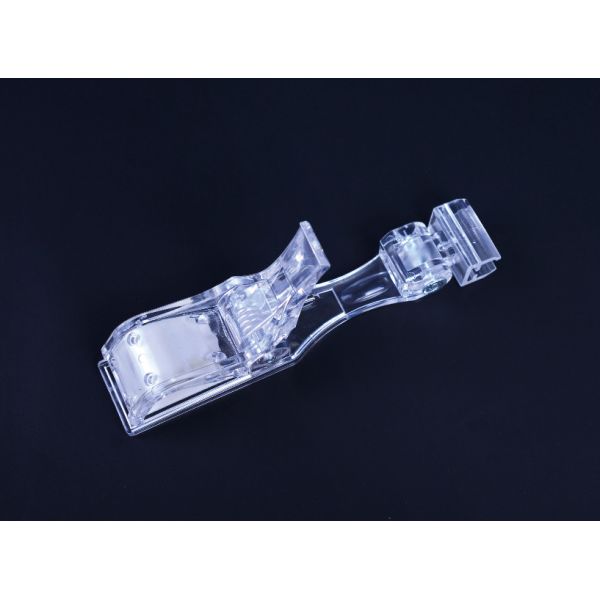 Clear POP Display Clip, large size clamp without Frame Retail Advertising Sign