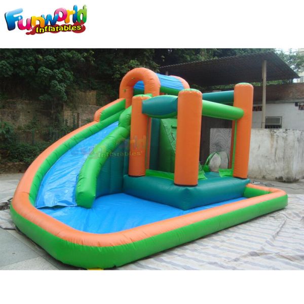 Fire - Retardant Backyard 0.55mm Outdoor Inflatable Water Slides