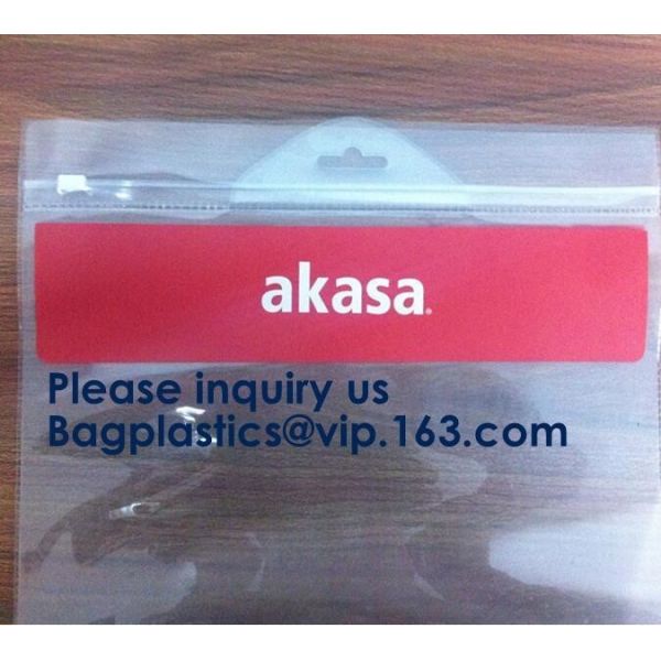 Slider Zip Lock Grip Seal Custom Size Logo PVC Slider Closure Mat Zipper Bag