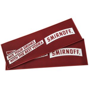 Factory Directly Custom Made Soft PVC Rubber Restaruant Bar Counter Spill Mat,