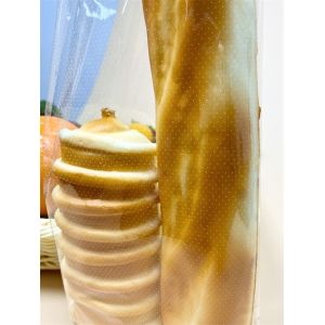 Customized Micro Perforated Bread Bag with P160 Pattern BOPP Vibrant Color