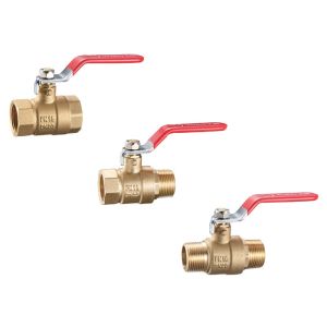 3304 3305 3306 Long Lever Brass Ball Valve DN15 DN20 DN25 DN32 DN40 DN50 with Two Ends threaded Models FxF / MxF / MxM