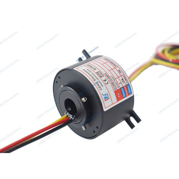 Industrial Standard Through Bore 3 Wire Slip Ring Collector With Electrical