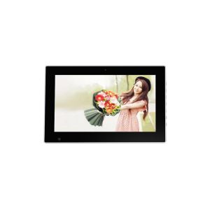 Cheap FHD 14 Inch Digital Photo Frame Black White Color WiFi Android IPS Digital Picture Frame with HD Mi Input for sale