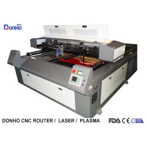 Double Heads Fabric Acrylic Laser Cutting Machine With RD 6332M Control System