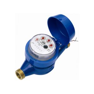 Class B Cold Hot Multi Jet Water Meter R Value 160 ISO 4064 Super Dry With Coupler