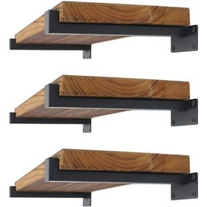 Wall Mounted Floating Shelf Bracket with Easy Assembly L Type and Easy Assembly