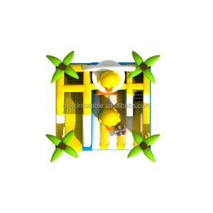 New Custom Commercial Classic Yellow Duck Pvc Multicolor Big Outdoor Bounce Dry