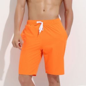 Mens Beach Trunks Soft Mesh Liner Skin Friendly Spcious Front Side Bright Colors