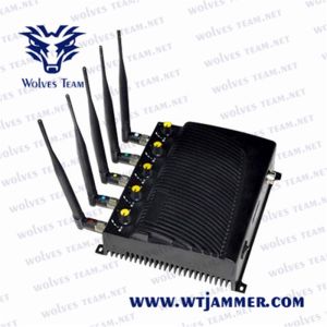 Handheld 40m 12w wifi blocker jammer for Hospital