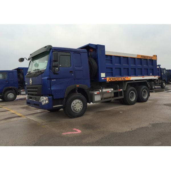 Euro 2 Standard 10 Wheels Tipper Dump Truck 30 - 40 Tons For Loading Sand / Stones
