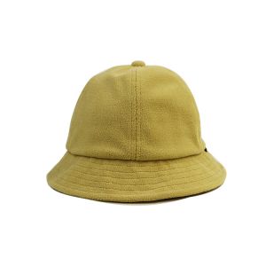 Cute Cotton Pattern Unisex Plain Embroidery Bucket Hat Size 56-58cm Pure Color