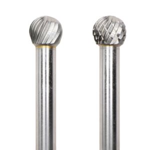 3mm SD Ball Shape Carbide Burrs Single Cut Carbide Rotary Burr On 3mm Shank