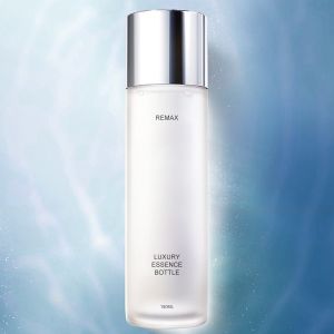 Modern Elegant 30ml 50ml Cosmetic Packaging Bottle White Frosted And Silver Cap