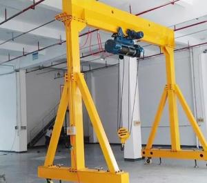 China 2m-10m  Span Portable Gantry Crane  Workshop Gantry Crane Customized on sale