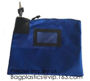 China Locking Security Money Bag, Cash Bag,Bank Bag Canvas Keyed Security,Money Bag with Key Lock Keyed Security, security bag on sale