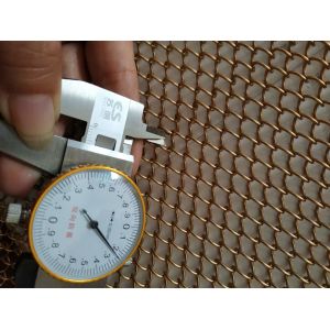 Professional Architectural Metal Coil Curtain / Drapery Anodic Oxidation