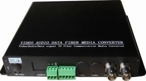 China 1-ch 3G/HD-SDI with 2-ch  balanced audio over fiber extender,SDI with Audio to fiber multiplexer,ST/SC/FC optio on sale