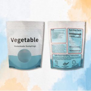 Stand Up Pouches with Glossy Printing and Matte Printing Custom Printing and