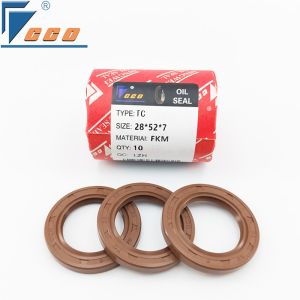 Gear Reducer Rubber Oil Seal Double Lip Oil Sealing With Low Friction
